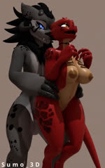 abdominal_bulge anthro anthro_penetrated balls big_breasts breasts butt carrying_another carrying_partner duo erection female female_penetrated from_behind_position fucked_silly genitals lifting_partner looking_pleasured male male/female male_penetrating male_penetrating_anthro male_penetrating_female narrowed_eyes nipples nude open_mouth penetration penile penile_penetration penis penis_in_pussy pussy sex simple_background size_difference tail teeth thick_thighs vaginal vaginal_penetration waist_grab king_sumo_(artist) sound_warning kobold reptile scalie wickerbeast 3d_(artwork) animated blender_(artwork) digital_media_(artwork) short_playtime sound watermark webm