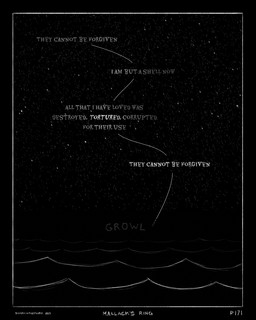 black_background border darkness dialogue growling night sea simple_background star water wave zero_pictured sharkinthepark 2025 4:5 absurd_res comic greyscale hi_res monochrome