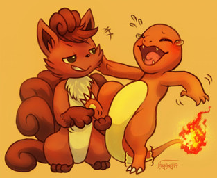 ambiguous_gender charmander duo feral fire haychel laugh nintendo orange_theme pokémon smirk tears tickling video_games vulpix warm_colors
Rating: Safe
Score: 11
User: slyroon
Date: April 30, 2014 ambiguous_gender charmander duo feral fire haychel laugh nintendo orange_theme pokémon smirk tears tickling video_games vulpix warm_colors
Rating: Safe
Score: 11
User: slyroon
Date: April 30, 2014