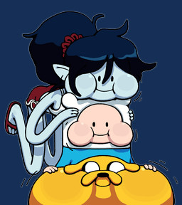 anthro black_hair bottomwear bra clothed clothing dewlap_(anatomy) eating female floating floppy_ears footwear group hair humanoid_pointy_ears jowls long_hair male pointy_ears puffed_cheeks sandals scrunchie shirt shoes shorts sports_bra t-shirt toony topwear trio underwear discount-supervillain adventure_time cartoon_network finn_the_human jake_the_dog marceline_abadeer canid canine canis demon domestic_dog human humanoid mammal vampire alpha_channel digital_media_(artwork) adopted_(lore) adoptive_brother_(lore) adoptive_brothers_(lore) adoptive_sibling_(lore)