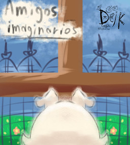 anthro flower fur garden grass male night plant solo tan_body tan_fur text window ugly-rat15508 terrence_(ugly-rat15508) canid canine canis domestic_dog mammal comic cover digital_drawing_(artwork) digital_media_(artwork) spanish_text