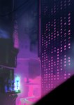 building city cityscape futuristic neon_lights not_furry outside skyscraper window convolute absurd_res hi_res