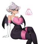 armwear big_breasts bodysuit breasts clothing collarbone cosplay elbow_gloves eyebrows female glistening gloves handwear humanoid_pointy_ears pointy_ears pseudo_hair sitting skinsuit solo tentacle_hair tentacles tight_clothing wide_hips yellow_eyes little1234blood nintendo sega sonic_the_hedgehog_(series) splatoon marie_(splatoon) rouge_the_bat animal_humanoid cephalopod humanoid inkling marine mollusk mollusk_humanoid 2025