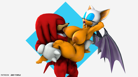 ambiguous_penetration anthro areola balls big_breasts breasts duo erect_nipples erection eyes_closed female genitals huge_breasts male male/female nipples nude penetration penis red_body sex grey-yordle sega sonic_adventure sonic_the_hedgehog_(series) knuckles_the_echidna rouge_the_bat bat echidna mammal monotreme 3d_(artwork) digital_media_(artwork) hi_res