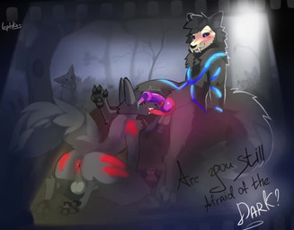 anthro duo male night lephkas charlie_fisher_(skulldog) demon skulldog_(species) animated hi_res no_sound short_playtime video