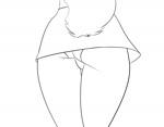 anthro bottomwear butt clothing femboy fluffy fluffy_tail male panties rear_view skirt solo tail underwear waist wiggle acuwacu canid canine fox mammal absurd_res animated hi_res line_art no_sound short_playtime sketch webm