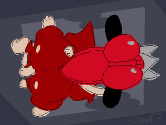abdominal_bulge anal anal_penetration anthro anus balls big_balls big_butt big_penis blush bodily_fluids bubble_butt butt clothed clothing cum cum_in_ass cum_inside duo ejaculation erection female female_penetrated flying fur genital_fluids genitals glistening glistening_body glistening_butt glistening_genitalia glistening_penis hair horn huge_balls huge_penis humanoid_genitalia humanoid_penis hyper hyper_balls hyper_genitalia hyper_penis looking_back lying male male/female male_penetrating male_penetrating_female mask nipples nude on_side penetration penile penis sex simple_background size_difference sky sound_effects tail thick_thighs through_clothing wearing_mask white_body white_fur sound_warning thadeef3 mythology bando_(thadeef3) crimzun_(thadeef3) dinosaur domestic_cat dragon felid feline felis mammal mythological_creature mythological_scalie prehistoric_species reptile scalie 4:3 animated digital_media_(artwork) short_playtime sound video