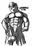 anatomy anthro balls barazoku big_penis biped erection genitals hair humanoid_genitalia humanoid_penis male muscular muscular_anthro muscular_male nude penis perspective simple_background solo white_background luckymax2012 bear mammal absurd_res greyscale hi_res monochrome sketch