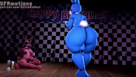 animal_genitalia animal_penis anthro balls bedroom_eyes big_butt big_penis black_bow_tie black_nose blue_body blue_ears blush bow_tie brown_nipples buckteeth butt can canine_genitalia canine_penis checkered checkered_background checkered_wall container dancing duo ear_piercing ear_ring eye_patch eyewear femboy genitals green_eyes hair half-closed_eyes hand_on_own_penis hand_on_penis inside knot long_ears looking_at_another looking_at_viewer looking_back machine male male/male masturbation moobs multicolored_body narrowed_eyes nipples on_ground pattern_background penile penile_masturbation penis piercing rear_view red_body red_ears red_hair ring_piercing scut_tail seductive shaking_butt shirt_collar shirt_cuffs short_tail simple_background sitting sitting_on_ground smile tail teeth text thick_thighs two_tone_body white_body white_tail sfmmations rckke_(modeler) five_nights_at_freddy's five_nights_at_freddy's_2 scottgames foxy_(fnaf) toy_bonnie_(fnaf) animatronic canid canine canis fox lagomorph leporid mammal rabbit robot robot_anthro 16:9 2025 3d_(artwork) 3d_animation animated artist_name digital_media_(artwork) english_text no_sound short_playtime webm widescreen