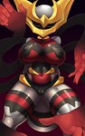 5_fingers anthro areola big_breasts black_areola black_nipples breasts female fingers front_view genitals looking_at_viewer navel nipples pussy simple_background solo faejunkie nintendo pokemon generation_4_pokemon giratina legendary_pokemon origin_forme_giratina pokemon_(species) 2022 5:8 absurd_res digital_media_(artwork) hi_res