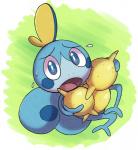 ambiguous_gender feral food fruit plant solo toony la-frugele nintendo pokemon generation_8_pokemon pokemon_(species) sobble 2019