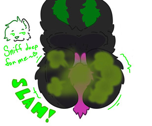 anal anthro butt duo facesitting fart fart_cloud gas gassy male male/male oral rimming sex sitting_on_another sniffing fluid_creative fluid_the_amoeba syfer_(skunk) amoeba_(organism) amoeba_humanoid humanoid mammal mephitid skunk