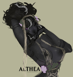 accessory anthro big_breasts breasts female freckled_face freckles hair_accessory highlights_(coloring) kelp net purple_eyes seashell shell solo tattoo mosstheif althea_(mosstheif) aquatic mammal pinniped seal