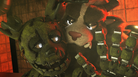 abs anthro ball_size_difference ball_slap balls balls_deep big_penis bodily_fluids bottomless bottomless_anthro bottomless_male claws clothed clothing corpse cum cum_inside depth_of_field door fangs fire_extinguisher first_aid_kit fur genital_fluids genitals hand_on_penis holding_penis horn internal joints lever looking_at_viewer machine male male/male medical_instrument office on_model pecs penetration penis precum precum_on_penis scientific_instrument slap standing teeth text wall_(structure) window wire maulclaw five_nights_at_freddy's five_nights_at_freddy's_3 guild_wars scottgames springtrap_(fnaf) animatronic charr felid feline humanoid hybrid lagomorph leporid mammal rabbit robot 1:1 3d_(artwork) absurd_res blender_(artwork) blender_cycles_(artwork) chromatic_aberration digital_media_(artwork) english_text hi_res portrait shaded soft_shading widescreen