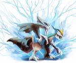 ambiguous_gender feral ice simple_background solo teeth yellow_eyes cuteskitty mythology nintendo pokemon black_kyurem dragon generation_5_pokemon kyurem legendary_pokemon mythological_creature mythological_scalie pokemon_(species) scalie zekrom absurd_res hi_res