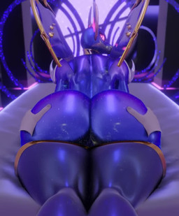 anthro anthrofied big_butt butt butt_focus butt_grab butt_squish disembodied_hand duo female floating_hands hand_on_butt huge_butt looking_back lying nude on_front pink_eyes pokemorph purple_eyes solo_focus squish thick_thighs wings xlkev blender_eevee nintendo pokemon generation_7_pokemon legendary_pokemon lunala pokemon_(species) 3d_(artwork) 3d_animation animated digital_media_(artwork) short_playtime webm