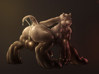 corruption erection foreskin genitals glistening male nude penis solo transformation mot lagomorph leporid mammal rabbit 4:3 digital_media_(artwork)