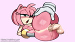 accessory anthro anthro_focus anthro_penetrated anus balls big_butt black_nose blush bodily_fluids bouncing_breasts bracelet breasts bubble_butt butt clothing countershade_arms countershade_face countershade_torso countershading disembodied_hand disembodied_penis duo eyelashes female female_anthro female_focus female_on_human female_penetrated genital_fluids genitals gloves gloves_only green_eyes hair hair_accessory hairband half-closed_eyes hand_on_butt handwear handwear_only human_on_anthro human_penetrating human_penetrating_anthro human_penetrating_female interspecies jewelry looking_pleasured lying male male/female male_human male_on_anthro male_penetrating male_penetrating_anthro male_penetrating_female medium_breasts mostly_nude mostly_nude_anthro mostly_nude_female multicolored_body multicolored_face multicolored_skin narrowed_eyes nude nude_anthro nude_female on_side open_mouth penetration penile penile_penetration penis penis_in_pussy pink_body pink_hair pink_skin pussy pussy_juice_on_penis sex short_hair short_tail side_boob sound_effects sweat tail tan_body tan_countershading tan_skin teeth text thick_thighs two_tone_body two_tone_face two_tone_skin upper_teeth vaginal vaginal_fluids vaginal_fluids_on_penis vaginal_penetration vein veiny_penis white_clothing white_gloves white_handwear beachside_bunnies fiinel sound_warning sega sonic_the_hedgehog_(series) amy_rose eulipotyphlan hedgehog human mammal 2022 animated artist_name digital_media_(artwork) loop short_playtime sound webm