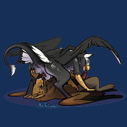 anal anthro anus balls beak black_body black_feathers black_fur brown_body brown_feathers brown_fur duo erection eyes_closed feathered_wings feathers fellatio feral feral_on_feral feral_penetrated feral_penetrating feral_penetrating_feral fur genitals grey_body grey_feathers grey_fur lying male male/male male_feral male_penetrated male_penetrating male_penetrating_male on_back open_mouth oral penetration penile penis_in_mouth raised_tail rimming sex simple_background tail tan_body tan_feathers tan_fur tongue tongue_out white_body white_feathers white_fur wings yellow_body meldritchhorror mythology skolyt threis avian gryphon mythological_avian mythological_creature 1:1 2020 alpha_channel hi_res