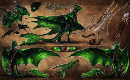 anthro arrow_(weapon) biped bow_(weapon) curved_horn dagger digitigrade feathers fur green_body green_eyes green_feathers green_fur horn melee_weapon membrane_(anatomy) membranous_wings nude quiver_(object) ranged_weapon side_view smooth_horn solo standing sword tail weapon winged_arms wings isvoc european_mythology mythology ashinowen dragon mythological_creature mythological_scalie scalie western_dragon wyvern digital_media_(artwork) hi_res model_sheet