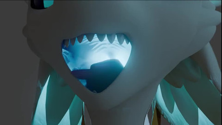 4_ears anthro feathers glowing glowing_insides looking_at_viewer male mouth_shot multi_ear open_mouth showing_teeth smile solo spiri'vali teeth tongue tongue_out uvula kaanavali hiyu_(modeler) kaan_avali avali avian 16:9 3d_(artwork) 3d_animation animated blender_(artwork) blender_cycles_(artwork) digital_media_(artwork) no_sound short_playtime video widescreen