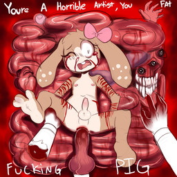 anal anal_penetration anthro balls blood blood_on_face bodily_fluids crying erection femboy forced foreskin genitals gore gore_focus guts horror_(theme) humanoid_genitalia humanoid_penis knot knotted_penis male male/male nipples nosebleed organs penetration penile penile_penetration penis penis_in_ass pink_nipples rape self-harm self_deprecation sex tears torture unretracted_foreskin vein veiny_penis vent_art young young_anthro young_male ccruelangel lagomorph leporid mammal rabbit 1:1 absurd_res hi_res trans_(lore) trans_woman_(lore)
