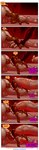 abdominal_bulge anal anal_penetration anal_vore anthro big_penis bodily_fluids dialogue genitals grabbing_both_legs group gynomorph huge_penis hyper hyper_genitalia hyper_penis intersex intersex/male leg_grab living_condom male penetration penis size_difference size_play sweat text trio vore james_howard patreon subscribestar aamon_(james_howard) tina's_mom_(james_howard) tina_(james_howard) bat demon mammal absurd_res comic hi_res url