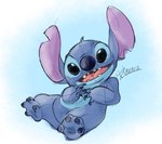 4_toes ambiguous_gender black_eyes blue_background blue_body blue_claws blue_fur blue_nose blue_pawpads claws feet finger_claws fur head_tuft looking_at_viewer notched_ear open_mouth open_smile pawpads simple_background smile solo toes tuft harara disney lilo_and_stitch stitch_(lilo_and_stitch) alien experiment_(lilo_and_stitch) 2023 colored_sketch guide_lines signature sketch male_(lore)