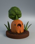 ambiguous_gender black_eyes dot_eyes featureless_hands feral grass grey_background light not_furry open_mouth orange_body plant red_tongue simple_background solo tongue gorka_fujimoto_holgado elemental_creature flora_fauna living_carrot 2019 3d_(artwork) 4:5 autodesk_maya_(artwork) digital_media_(artwork) lighting shaded substance_painter_(artwork) zbrush_(artwork)