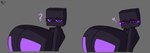 areola bedroom_eyes big_breasts black_body blush blush_lines breasts breasts_bigger_than_head eyelashes eyeshadow female grey_background half-closed_eyes head_tilt heart_symbol huge_breasts looking_at_viewer makeup narrowed_eyes purple_areola purple_eyes seductive simple_background solo 4random_user forsakenedbread microsoft minecraft mojang xbox_game_studios enderman enderwoman humanoid 2025 hi_res signature