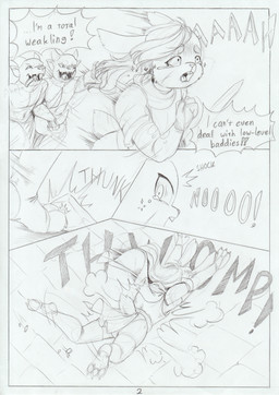 4_fingers anthro armor bodily_fluids clothed clothing dialogue feet fingers group hair long_hair male melee_weapon motion_lines onomatopoeia sound_effects sword tail tears teeth text toes tongue weapon longinius lagomorph leporid mammal rabbit comic english_text hi_res monochrome traditional_media_(artwork)