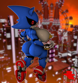 anthro big_breasts blue_body breasts female machine nipples nude red_eyes simple_background solo boiboi9999 sega sonic_the_hedgehog_(series) metal_sonic eulipotyphlan hedgehog mammal robot 3d_(artwork) digital_media_(artwork) hi_res source_filmmaker_(artwork)