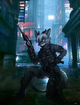 alley anthro boots bottomwear building city clothed clothing countershading cz_scorpion_evo_3 detailed_background dumpster footwear fully_clothed fur gloves grey_hair gun hair handwear male outside pants purple_eyes ranged_weapon shoes skyscraper solo streetwear tail techwear uniform weapon pgm300 mythology arlo_(amazingcanislupus) dragon furred_dragon furred_scalie mythological_creature mythological_scalie nardoragon scalie 2022 absurd_res digital_media_(artwork) hi_res shaded