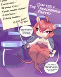 anthro big_breasts breasts clothed clothing dialogue female fur hair legwear looking_at_viewer solo speech_bubble text thigh_highs pastel_please sophia_(wildroxann) mammal mouse murid murine rat rodent 4:5 comic cover cover_art cover_page digital_media_(artwork) english_text hi_res