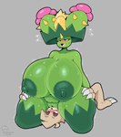 anthro areola big_areola big_breasts big_nipples blush bodily_fluids breasts cactus claws cunnilingus duo facesitting female genital_fluids genitals glistening_eyelids green_areola green_body green_nipples half-closed_eyes huge_breasts huge_thighs interspecies looking_pleasured lying male male/female narrowed_eyes nipple_dip nipples nude on_back oral plant pussy sex simple_background sitting_on_another spikes thick_thighs vaginal vaginal_fluids wet mehdrawings nintendo pokemon adriana_(rubyqm) mellow_(mehdrawings) cactus_creature elemental_creature flora_fauna generation_3_pokemon generation_5_pokemon hybrid ludicolo mammal maractus pilosan pokemon_(species) sloth xenarthran 2024 absurd_res digital_media_(artwork) hi_res