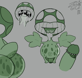 anthro balls belly big_balls big_belly big_butt big_head bodily_fluids butt cum cum_in_mouth cum_inside cum_on_penis drooling feet fellatio foreskin forked_tongue genital_fluids genitals glistening glistening_body humanoid_genitalia humanoid_penis leaf leaf_arms lips male navel open_mouth oral outie_navel penile penis plant raised_tail retracted_foreskin saliva saliva_string sex short_stack short_tail slightly_chubby solo spiked_penis spikes spikes_(anatomy) spots standing tail thick_lips thin_neck tongue vein zedogica mario_bros nintendo elemental_creature flora_fauna piranha_plant absurd_res hi_res