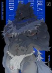 anthro barazoku biceps bulge claws fangs finger_claws fur male navel nipples scar solo tail teeth shadow_dua_xl elden_ring fromsoftware blaidd_(elden_ring) canid canine canis mammal wolf digital_drawing_(artwork) digital_media_(artwork) hi_res