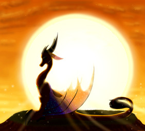 day detailed_background eyes_closed female feral grass horn membrane_(anatomy) membranous_wings nude outside plant sitting sky solo sun tail wings plaguedogs123 european_mythology mythology dragon mythological_creature mythological_scalie scalie western_dragon wyvern absurd_res hi_res