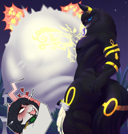 abdominal_bulge aggressive_fertilization anal_impregnation anal_uterus anthro anthro_on_anthro anthro_penetrated anthro_penetrating anthro_penetrating_anthro arm_tattoo balls big_balls black_body black_fur black_hair black_nipples blue_eyes bodily_fluids breeding_slave bulge butt butt_tattoo chest_tattoo collar cum cum_ballooning cum_in_ass cum_inflation cum_inside cybernetic_arm cybernetic_limb cybernetics dominant duo ejaculation eyewear forearm_tattoo forearms fur genital_fluids genitals glowing glowing_eyes glowing_genitalia glowing_markings glowing_tattoo glowing_tongue hair huge_balls hyper hyper_abdominal_bulge impregnation inflation larger_anthro larger_dom larger_male long_tongue looking_pleasured machine male male/male male_anthro male_impregnating_male male_impregnation markings multiple_ova muscular muscular_male nipples nude_anthro nude_male ovum ovum_bite penetration ridiculous_fit sex size_difference smaller_anthro smaller_penetrated sperm_cell sperm_cell_with_face sperm_dominating_ovum tail tattoo text tongue tongue_out uterus white_body white_fur womb_tattoo yellow_markings kafiro_element egyptian_mythology middle_eastern_mythology mythology nintendo pokemon anubis anubis_rose_(character) papaya_(character) canid canine deity eeveelution generation_2_pokemon lagomorph leporid mammal mythological_canine mythological_creature pokemon_(species) rabbit umbreon werecanid werecanine werecreature werewolf absurd_res hi_res