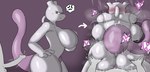 anthro balls blush breasts duo female genitals male male/female penetration penis simple_background tail vaginal vaginal_penetration white_body enigi09 nintendo pokemon generation_1_pokemon human legendary_pokemon mammal mewtwo pokemon_(species) hi_res