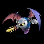 ambiguous_gender anthro armor galaxia_(sword) knight mask melee_weapon membrane_(anatomy) membranous_wings seven-branched_sword simple_background solo sword transparent_background warrior weapon wings unknown_artist kirby_(series) nintendo super_smash_bros. meta_knight waddling_head 1:1 alpha_channel low_res