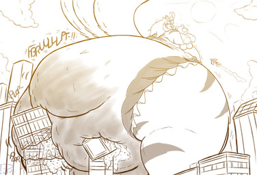 anthro clothing destroyed_building destruction diaper excessive_feces eyes_closed feces holding_object holding_plushie hyper hyper_feces hyper_soiling macro plushie pooping scatplay soiled_diaper soiling soiling_diaper solo tusks unclean_diaper used_diaper rebelgandre djermengandre_(character) digital_drawing_(artwork) digital_media_(artwork) hi_res