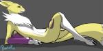 2012 ambiguous_gender backlash91 chest_tuft digimon elbow elbow_gloves fur gloves grey_background lying plain_background renamon shadow solo tuft white_fur yellow_fur yin_yang
Rating: Safe
Score: 4
User: Finchmaster
Date: March 08, 2014