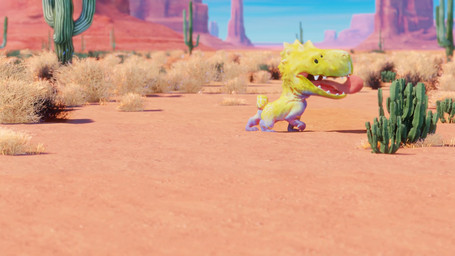 ambiguous_feral ambiguous_gender beady_eyes big_head blue_sky breath cactus day depth_of_field desert detailed_background digitigrade fangs feral head_expansion macro mesa_(landscape) open_mouth outside panting plant quadruped roaring sharp_teeth sky snout solo teeth tongue tongue_out transformation tumbleweed walking where_is_your_god_now andrei_llacuna alien monster 2019 3d_(artwork) 3d_animation animated blender_(artwork) digital_media_(artwork) hi_res short_playtime substance_painter_(artwork) video