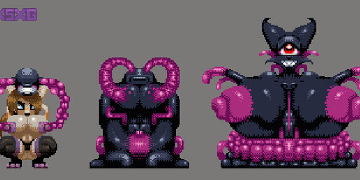 1_eye big_breasts body_horror brainwashing breasts corruption duo female huge_breasts hyper hyper_breasts mind_break mind_control nipple_fetish nipple_penetration nipple_play nipples penetration penis_tentacles pod simple_background sprite sprite_art tentacle_in_nipple tentacle_penetration tentacles three_frame_sequence transformation transformation_sequence trapped exkrill mugen nintendo pokemon fan_character kuromaru demon generation_5_pokemon humanoid mienshao monster pokemon_(species) digital_media_(artwork) pixel_(artwork) sequence