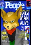 anthro blue_body blue_fur blue_hair fictional_magazine_cover fur group hair male melanistic people_magazine text white_body white_fur fredryk_phox nintendo paintchat star_fox falco_lombardi fox_mccloud katt_monroe krystal_(star_fox) panther_caroso slippy_toad amphibian canid canine felid fox frog mammal pantherine toad_(frog) cover english_text magazine_cover