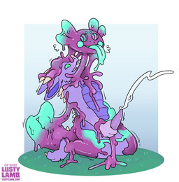 animal_genitalia animal_penis anthro belly bodily_fluids clothing cum cumshot duo ejaculation genital_fluids genitals hypnosis hypnotic_eyes kneeling male masturbation merging mind_control nude orgasm penile penile_masturbation penis simple_background slime takeover text transformation conditional_dnp lustylamb hypnospace_outlaw ickygoo kobold scalie squisherz 2022 artist_name dated hi_res url