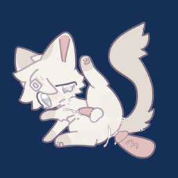 balls blue_eyes bodily_fluids butt chibi crying cum cum_on_body cum_on_butt disembodied_penis duo feral forced frown genital_fluids genitals humanoid_genitalia humanoid_penis male male/male pawpads paws penile penis rape sex sheathed_tapering_penis simple_background solo_focus tail tapering_penis tears white_body humaki felid feline human mammal 1:1 alpha_channel hi_res