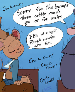 age_difference anthro blush bodily_fluids clothed clothed_sex clothing dialogue eyes_closed female group loli male male/female public sex speech_bubble stealth_sex sweat text young young_anthro younger_female soulcentinel disney the_great_mouse_detective basil_(disney) olivia_flaversham house_mouse mammal mouse murid murine rodent 2019 english_text hi_res