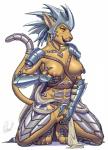 abs anthro armor athletic athletic_anthro athletic_female bedroom_eyes big_breasts big_clitoris breasts catfolk claws clitoris clitoris_piercing ear_piercing feet felid female fondling fur genital_piercing genitals half-closed_eyes hand_on_breast hasbro hi_res holding_breast kemba_kha_regent leonin licking licking_lips licking_own_lips looking_at_viewer magic:_the_gathering mammal masturbation mostly_nude narrowed_eyes nipple_piercing nipples pantherine piercing pussy pussy_piercing rollwulf seductive self_fondle self_lick smile solo spread_legs spreading tail toe_claws toes tongue tongue_out unconvincing_armor vaginal vaginal_masturbation wizards_of_the_coast